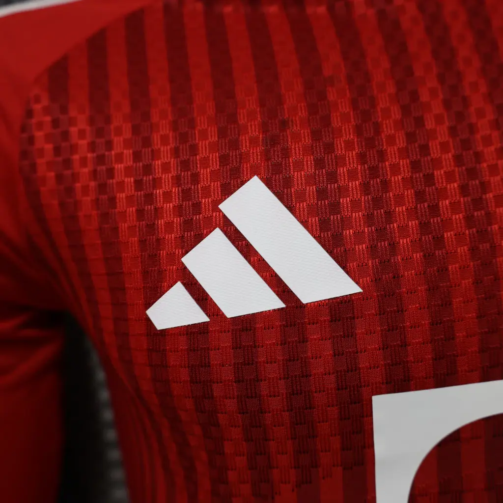 Camisa Bayern de Munique 26/27 - Jogador Manga Longa Adidas - Vermelho 2
