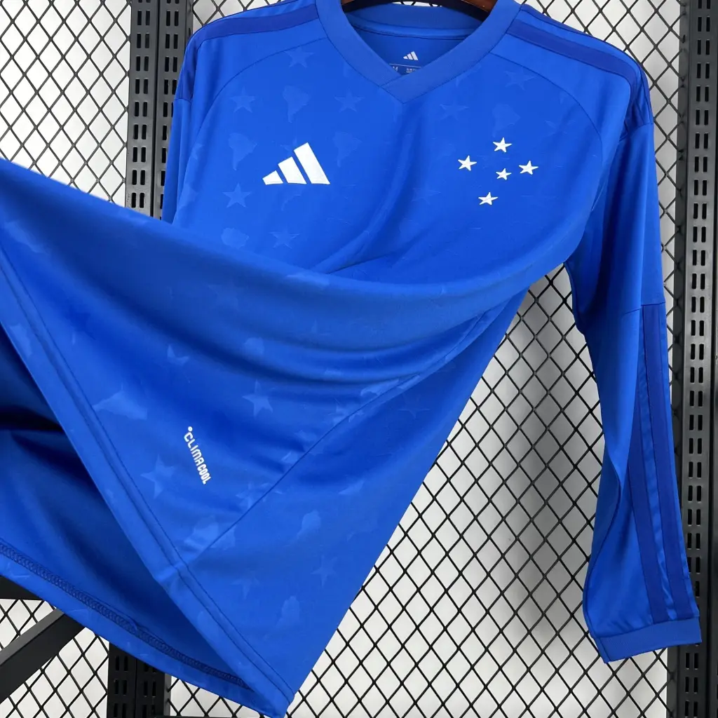 Camisa Cruzeiro Manga Longa 26/27 - Azul 2