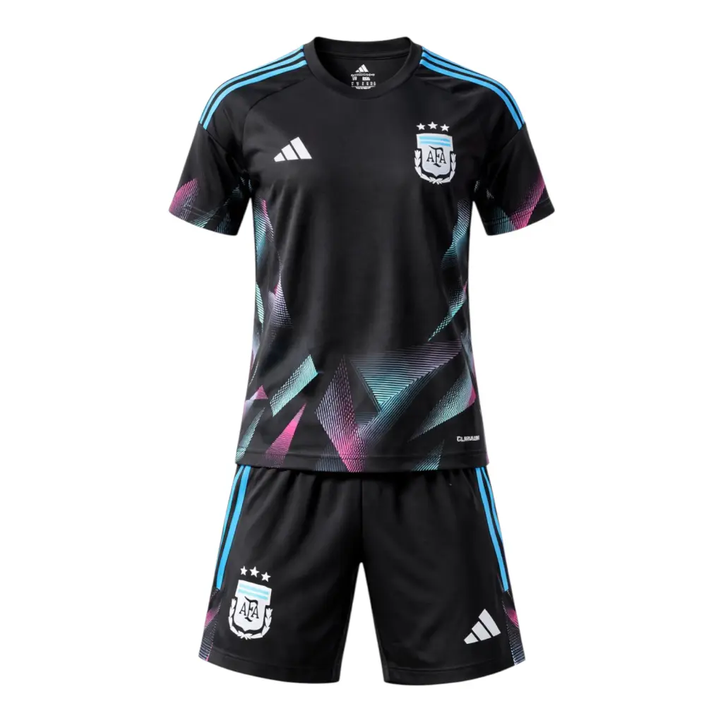 Kit Infantil Seleção Argentina Goleiro I 26/27 - Adidas - Preto — imagem 1