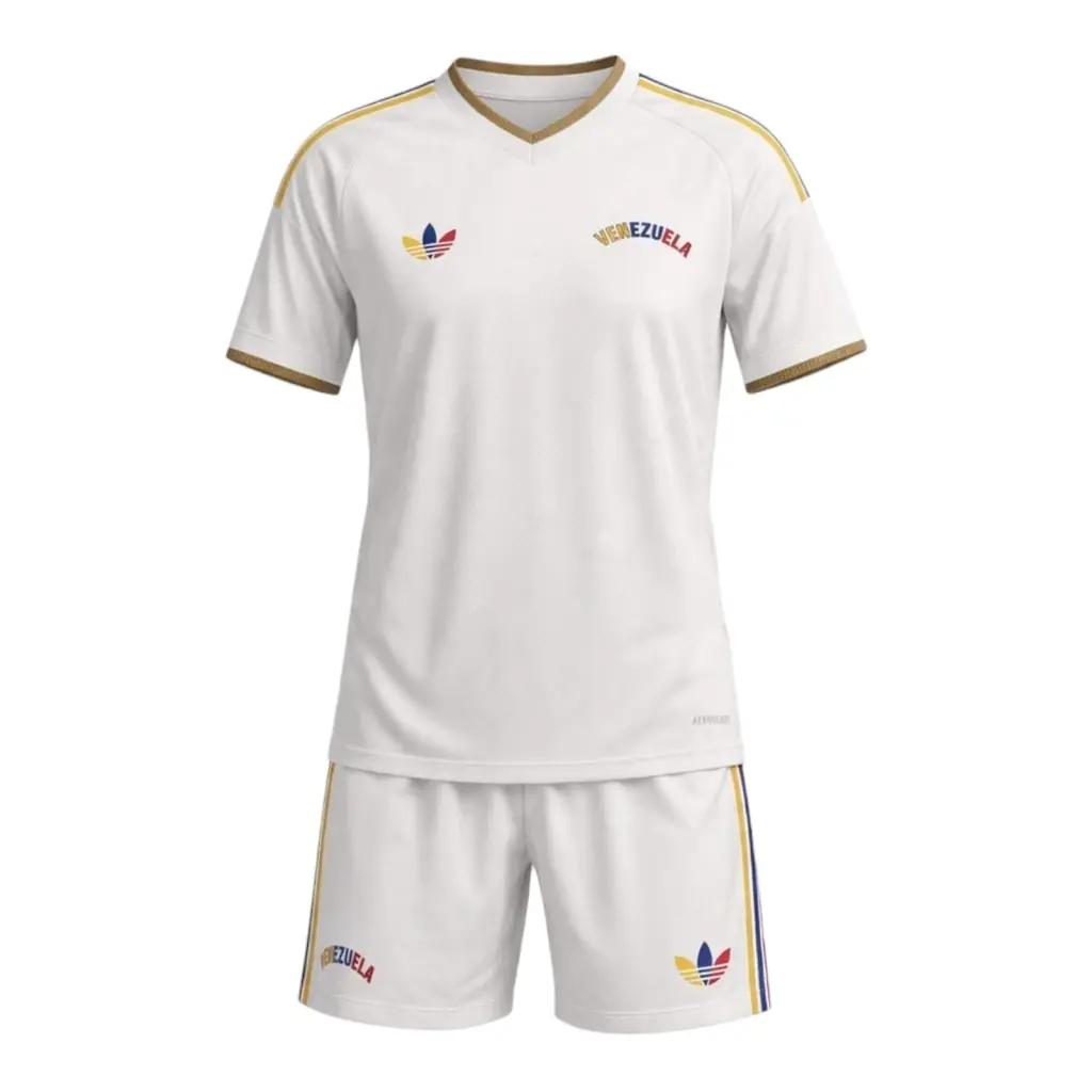 Kit Infantil Seleção Venezuela II 26/27 - Adidas - Bege — imagem 1