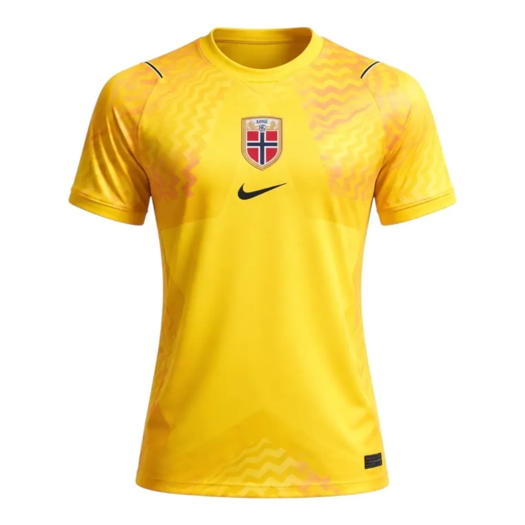 Camisa Seleção Noruega Goleiro 26/27 - Torcedor Nike Masculina - Amarela — imagem 1
