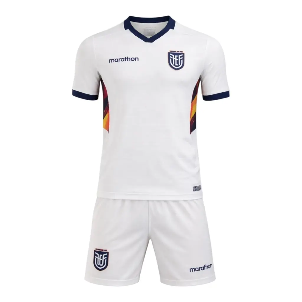 Kit Infantil Seleção Equador III 26/27 - Marathon - Branco