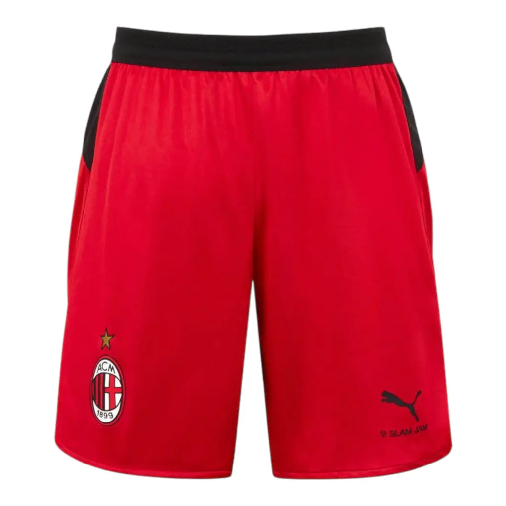 Shorts AC Milan Edição especial Slam Jam IV 26/27 - Masculino Puma - Vermelho e preto — imagem 1