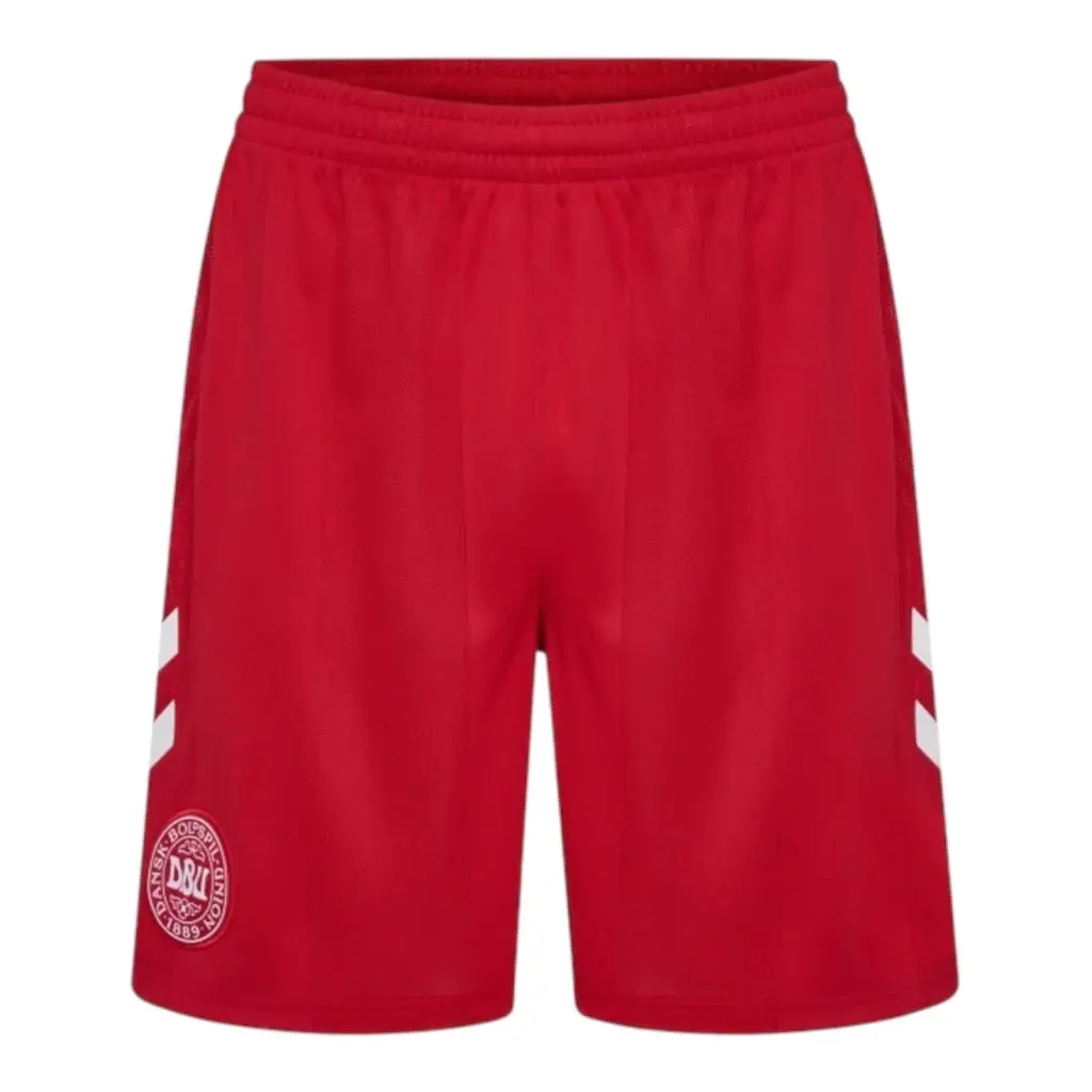 Short Seleção Dinamarca I 26/27 - Hummel - Vermelho — imagem 1