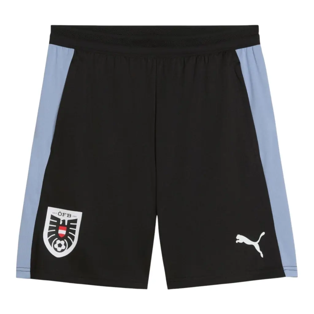 Short Seleção Áustria Treino 26/27 - Masculino Puma - Preto e azul — imagem 1