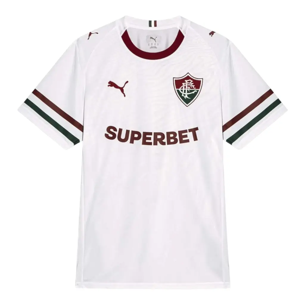 Camisa Fluminense II 26/27 - Torcedor Puma Masculina - Branca com detalhes em vermelho e verde — imagem 1