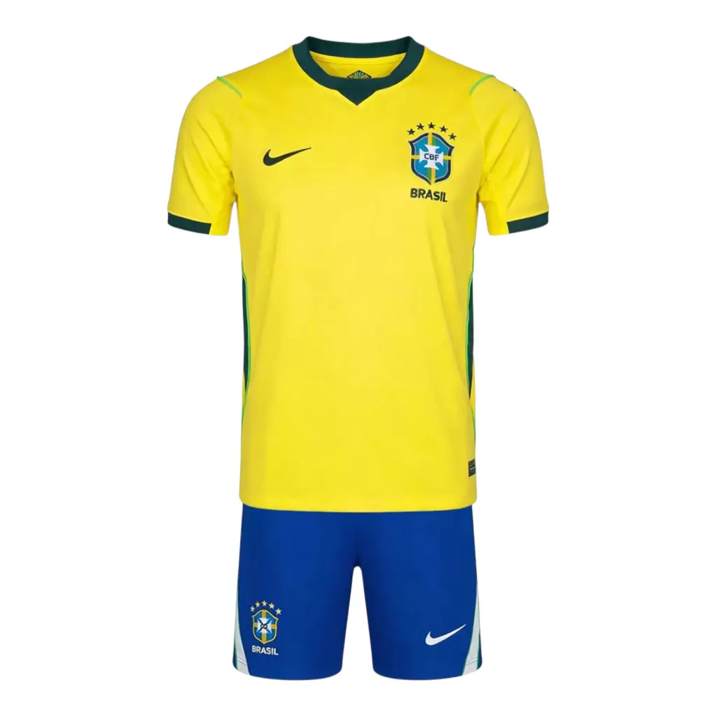 Kit Infantil Seleção Brasileira I 26/27 - Nike - Amarelo e azul — imagem 1