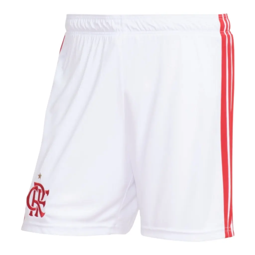 Short Flamengo I 26/27 - Masculino Adidas - Branco — imagem 1