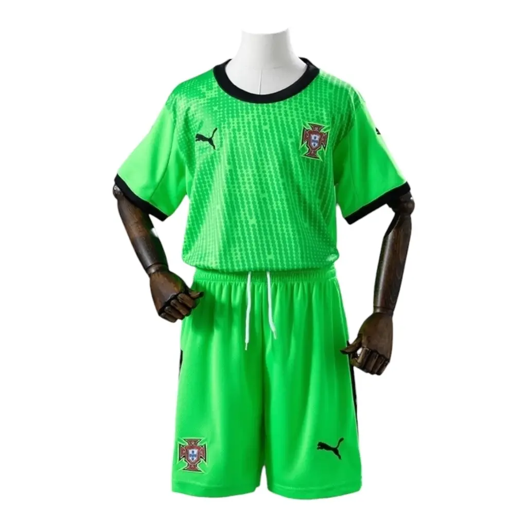 Kit Infantil Seleção Portugal Goleiro 26/27 - Puma - Verde — imagem 1