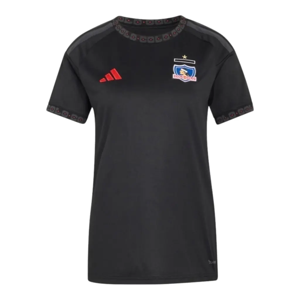 Camisa Colo Colo II 26/27 - Torcedor Adidas Feminina - Preta — imagem 1