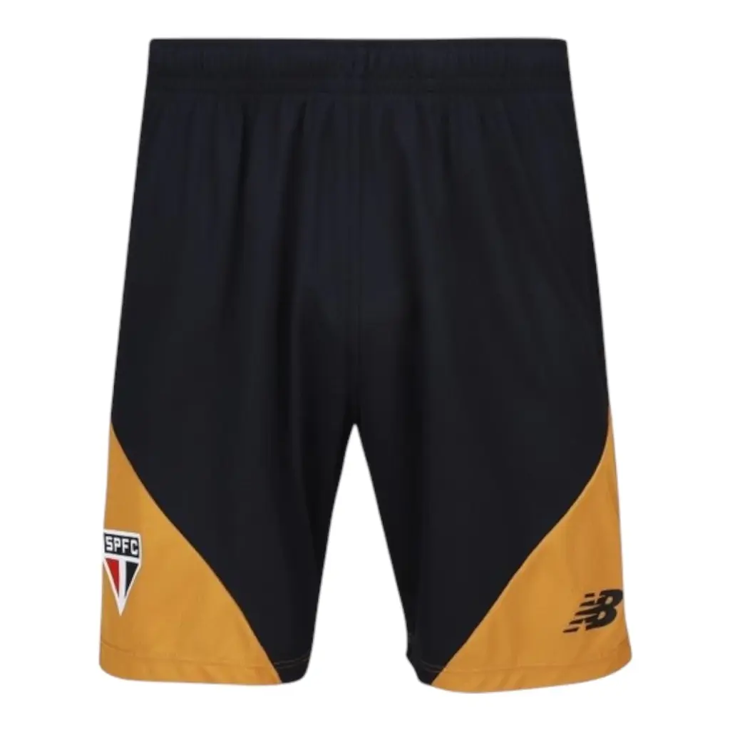 Short São Paulo Treino 26/27 - Masculino New Balance - Preto e amarelo — imagem 1