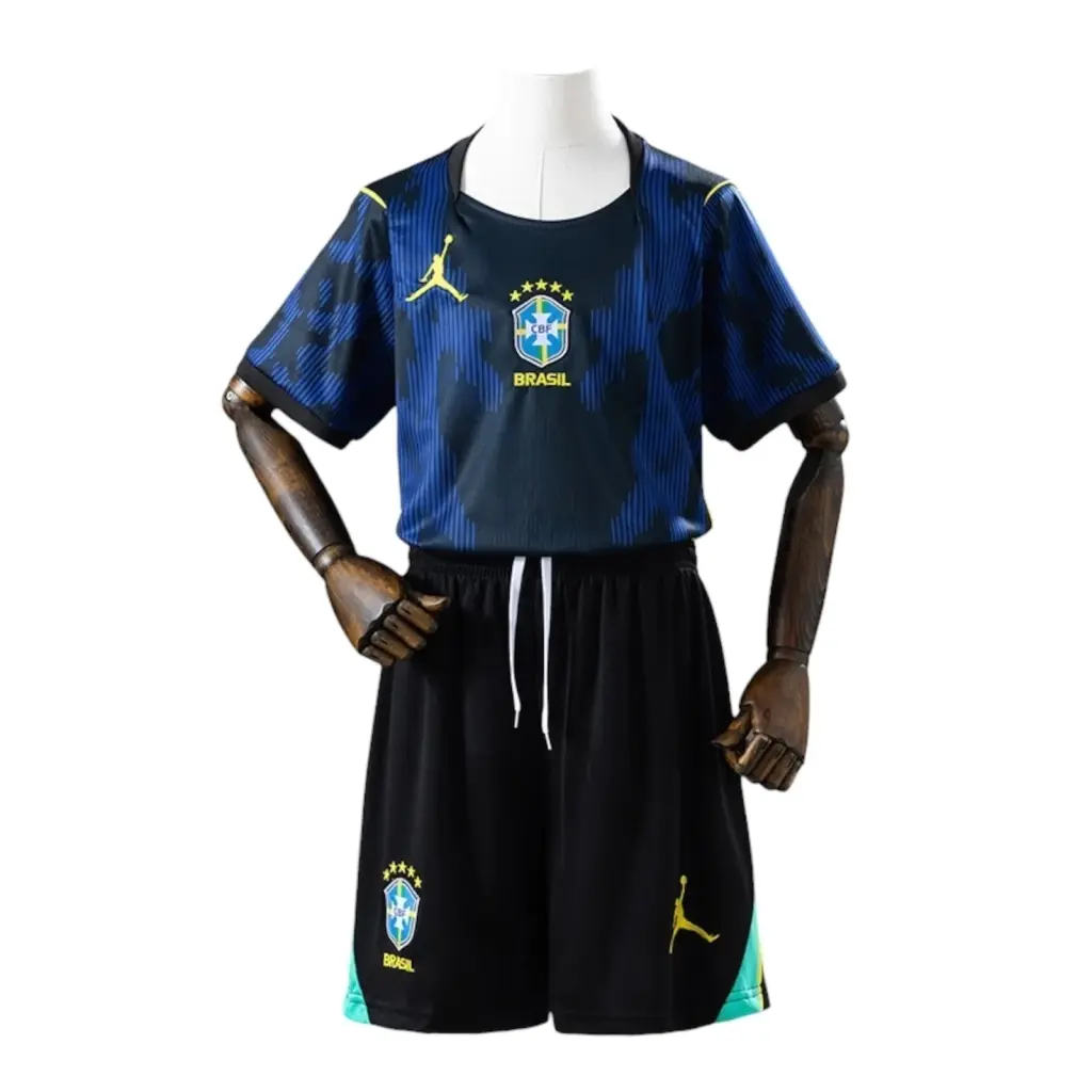 Kit Infantil Seleção Brasileira II 26/27 - Jordan - Azul e preto — imagem 1