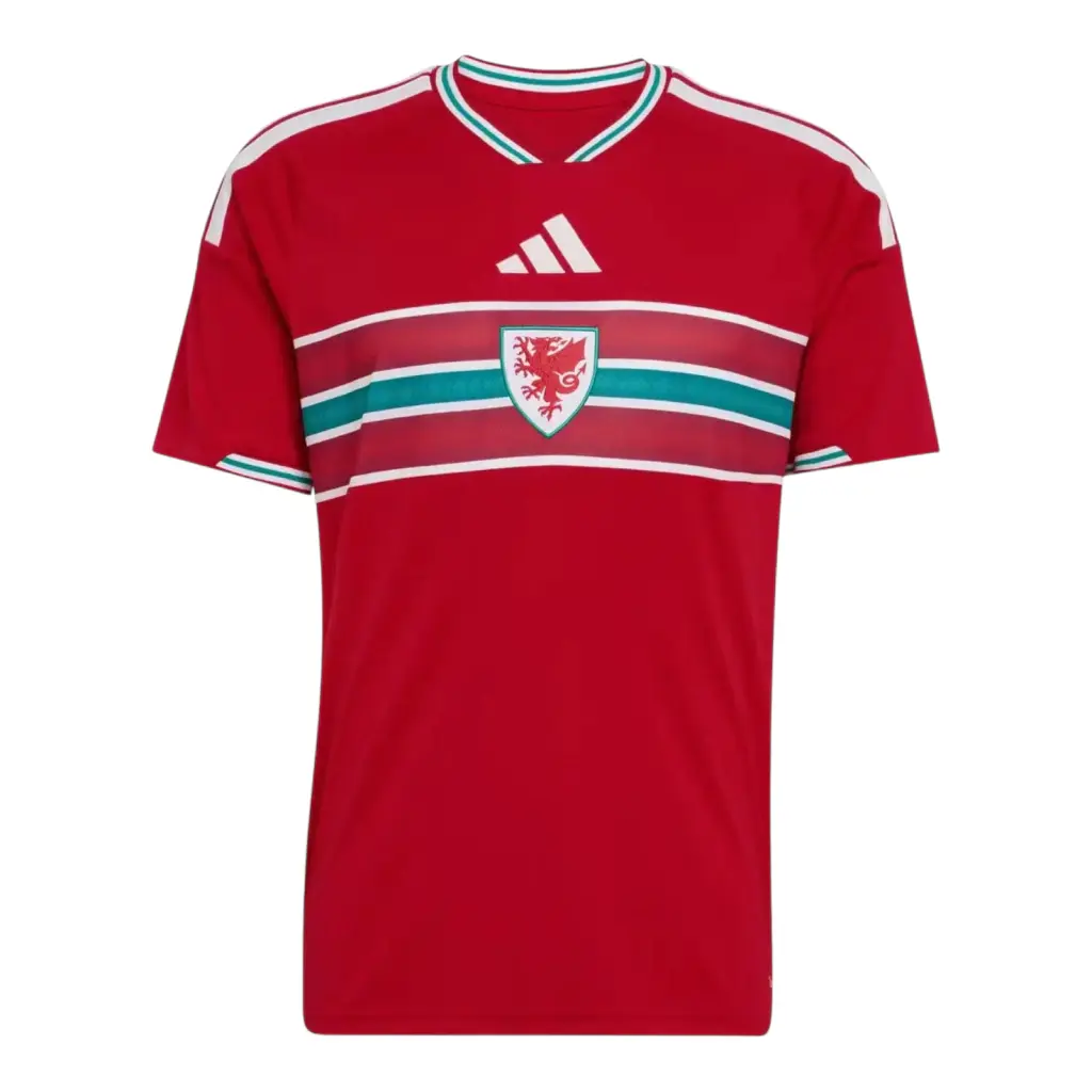 Camisa Selecão País de Gales I 26/27 - Torcedor Adidas Masculina - Vermelha
