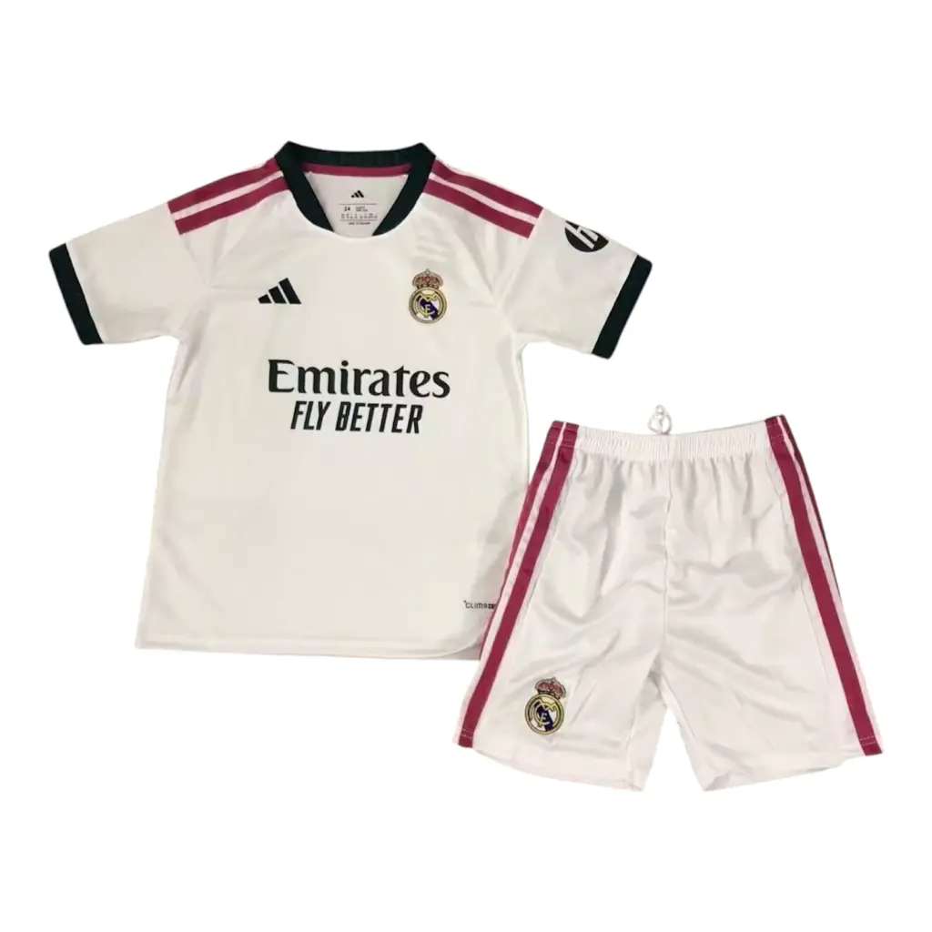 Kit Infantil Real Madrid I 26/27 - Adidas - Branco — imagem 1