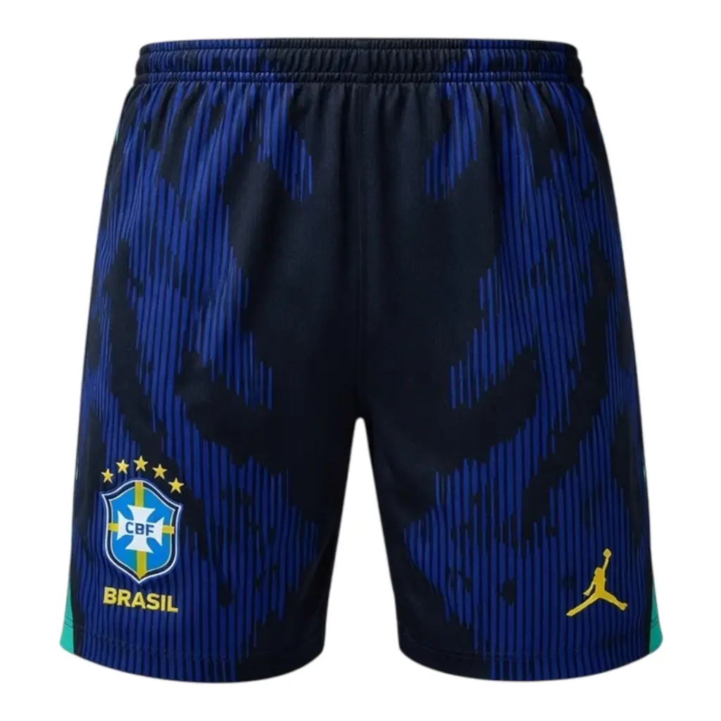Short Seleção Brasileira II 26/27 - Jordan - Preto e azul — imagem 1