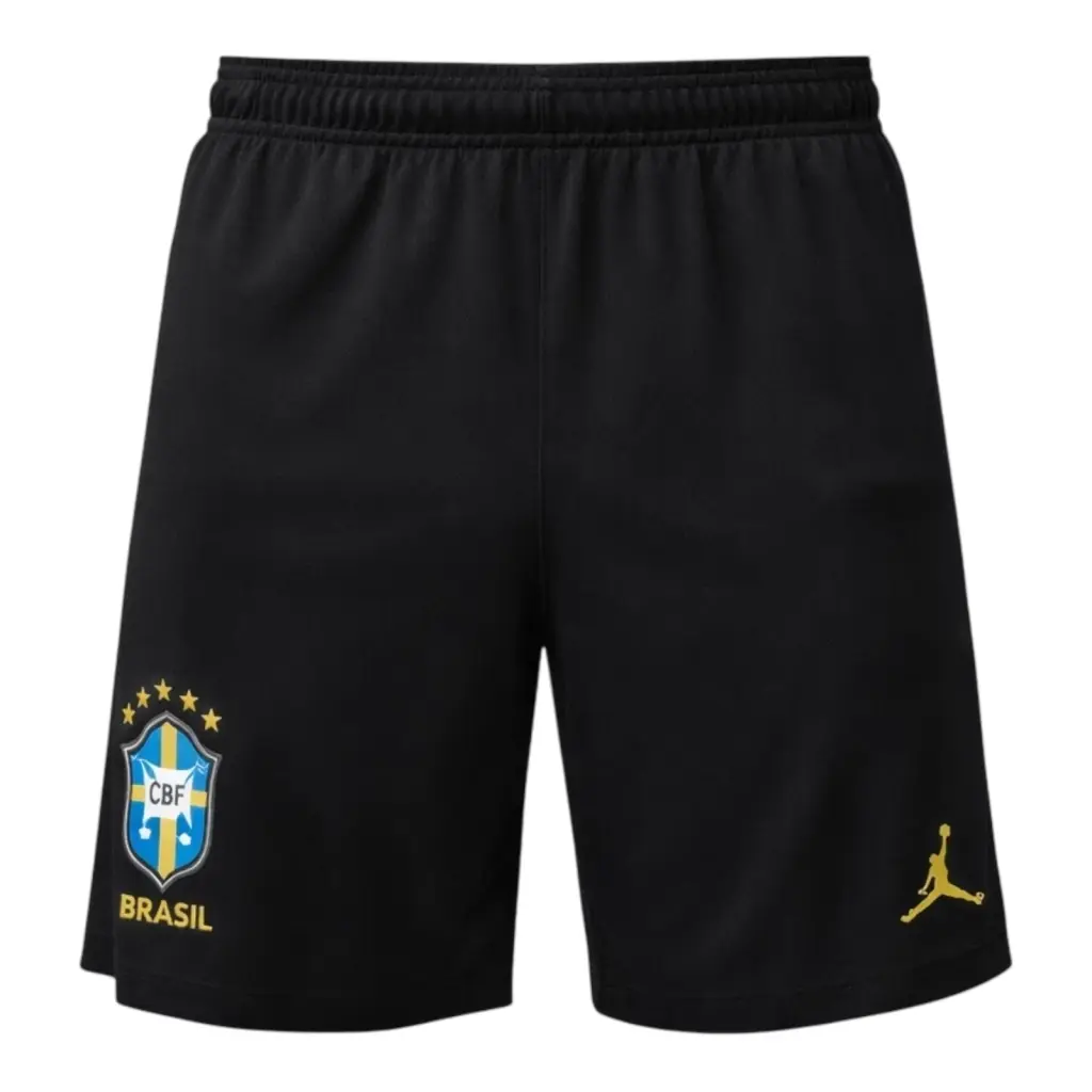 Short Seleção Brasileira Treino 26/27 - Jordan - Preto — imagem 1