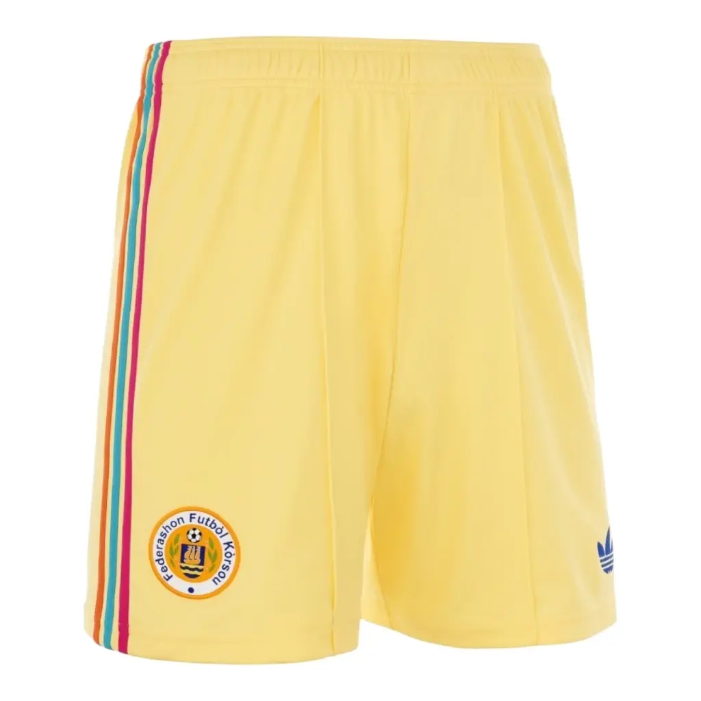 Short Seleção Curaçao II 26/27 - Adidas - Amarelo — imagem 1