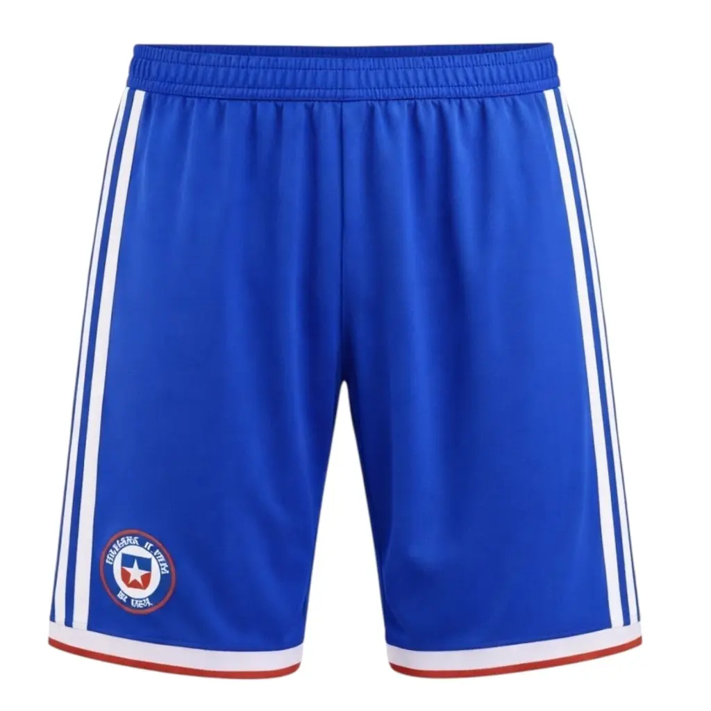 Short Seleção Chile I 26/27 - Masculino Adidas - Azul — imagem 1
