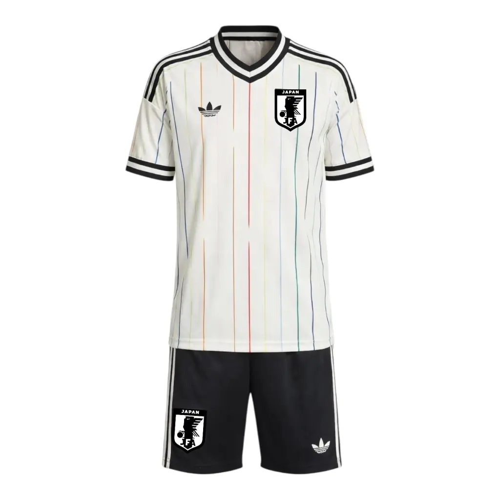 Kit Infantil Seleção Japão II 26/27 - Adidas - Bege e preto — imagem 1
