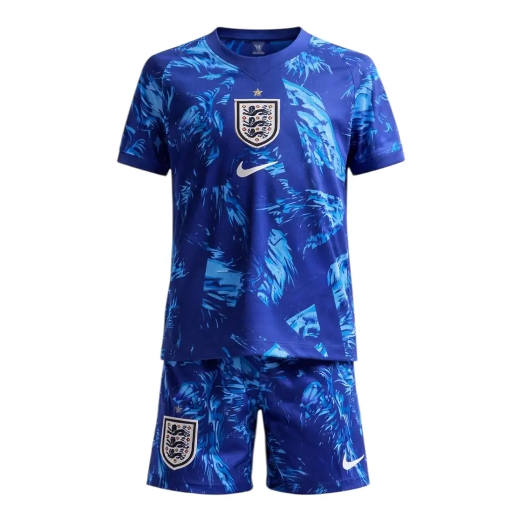 Kit Infantil Seleção Inglaterra Goleiro III 26/27 - Nike - Azul — imagem 1