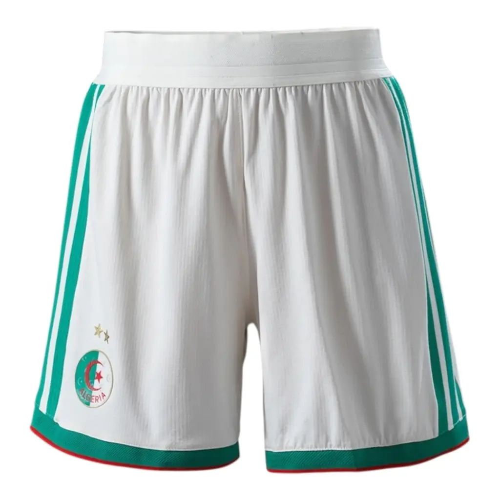 Short Seleção Argélia I 26/27 - Adidas - Branco e verde — imagem 1