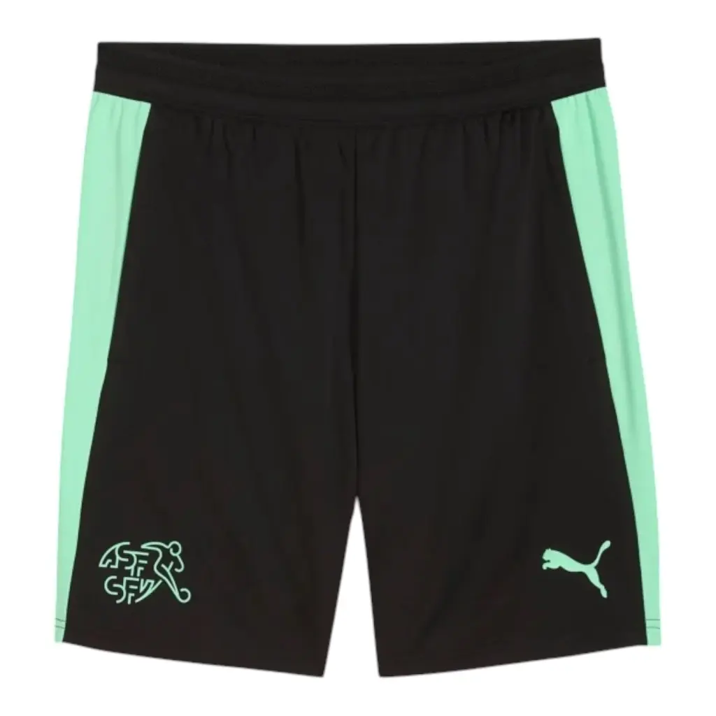 Short Seleção Áustria Treino 26/27 - Masculino Puma - Preto e verde — imagem 1