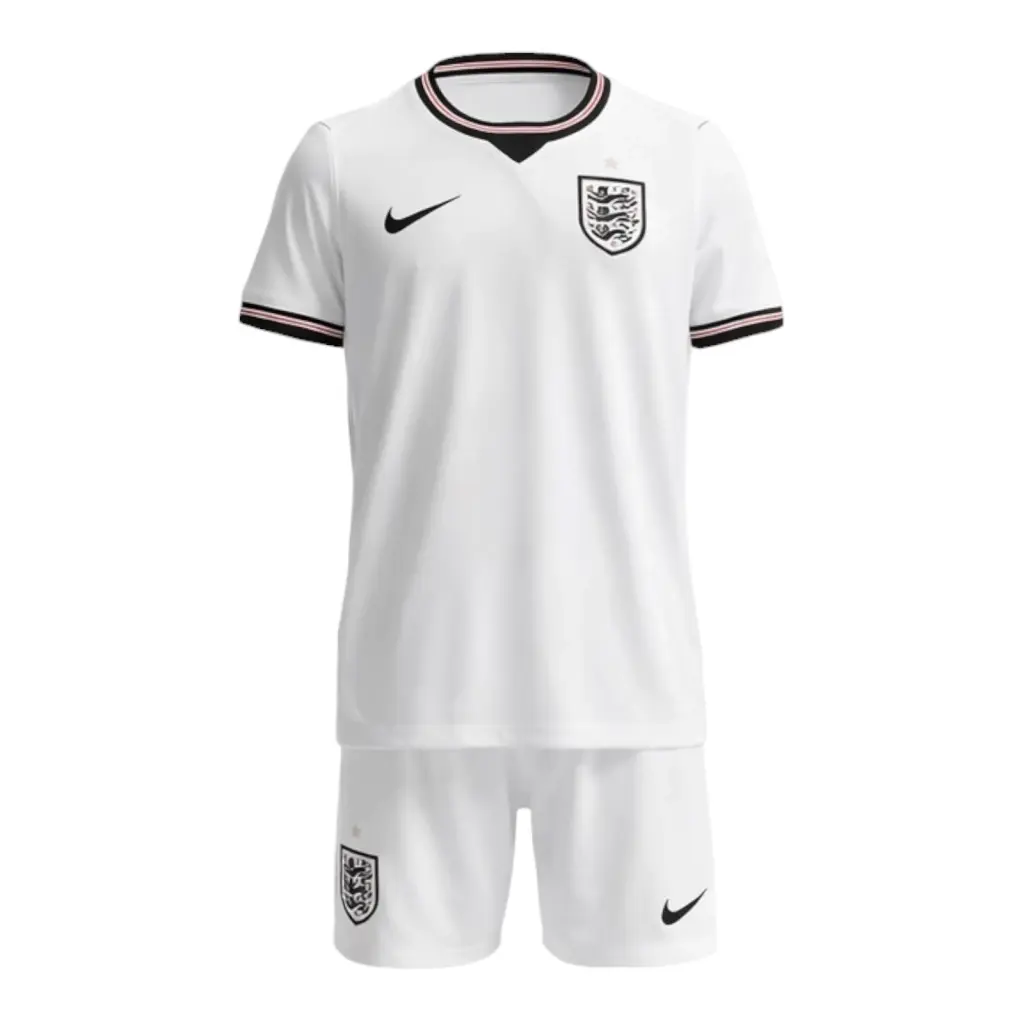 Kit Infantil Seleção Inglaterra I 26/27 - Nike - Branco