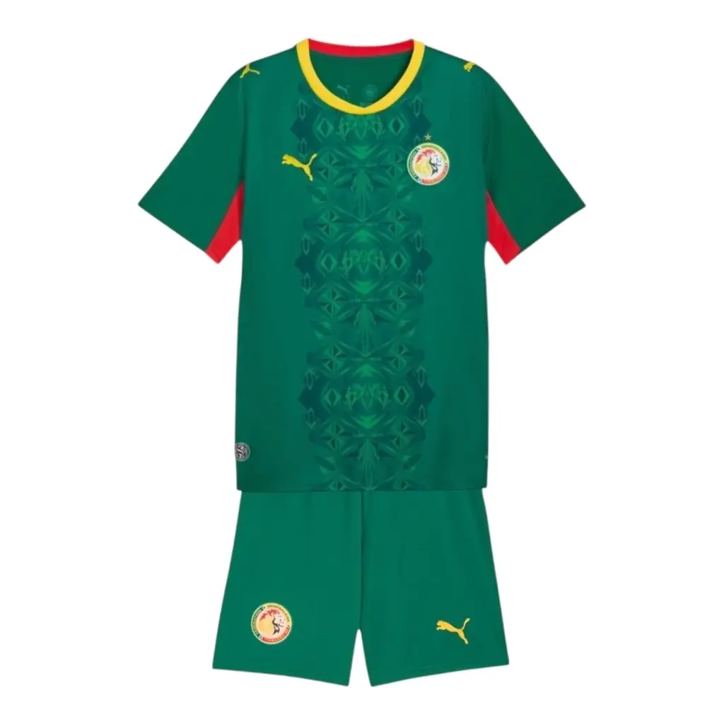 Kit Infantil Seleção Senegal II 26/27- Puma - Verde — imagem 1