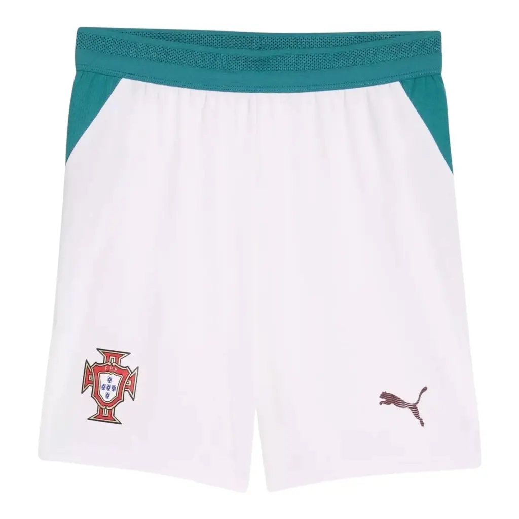 Short Seleção Portugal II 26/27 - Masculino Puma - Branco e verde — imagem 1