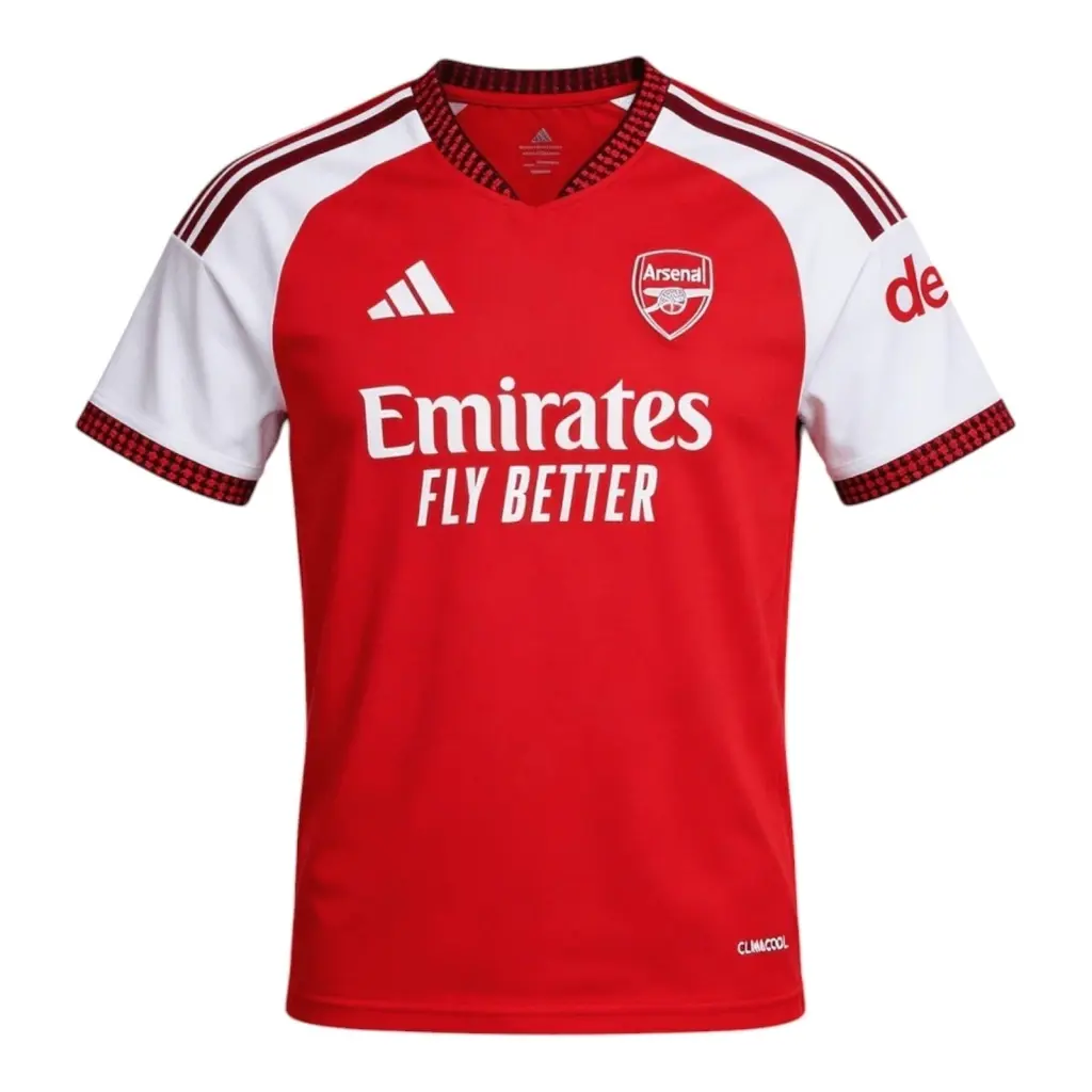 Camisa Arsenal I 26/27 - Torcedor Adidas Masculina - Vermelha e branca