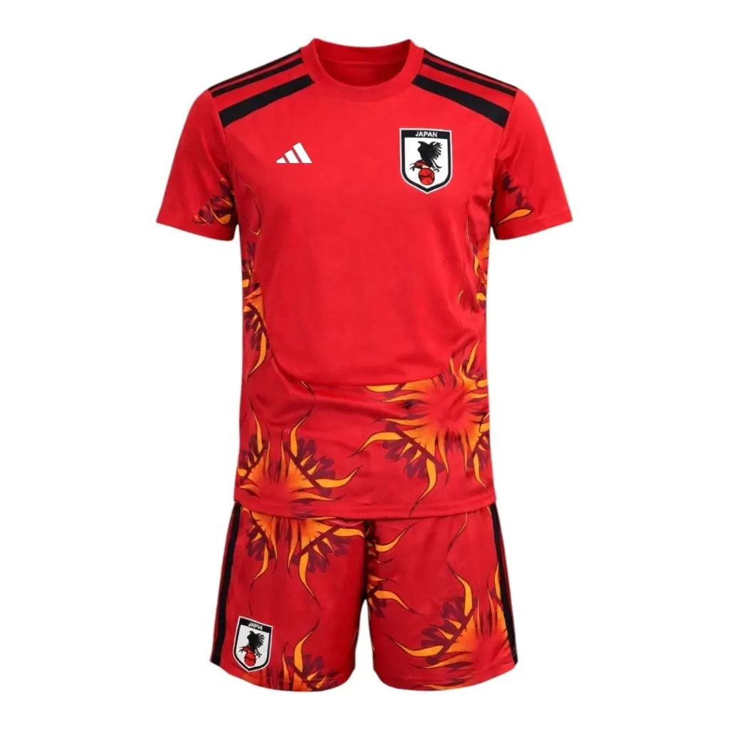 Kit Infantil Seleção Japão Goleiro 26/27 - Adidas - Laranja — imagem 1