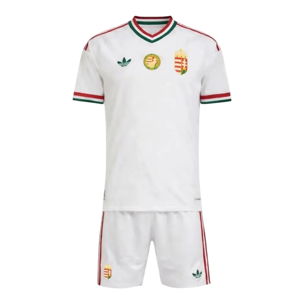 Kit Infantil Seleção Hungria II 26/27- Adidas - Branco