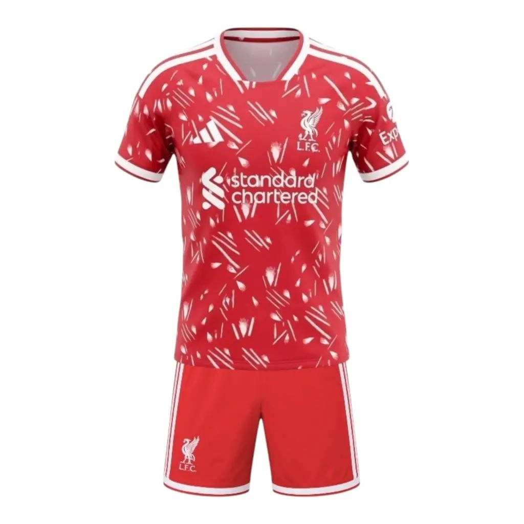 Kit Infantil Liverpool I 26/27 - Adidas - Vermelho — imagem 1