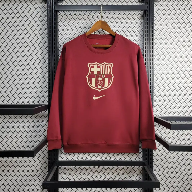 Moletom Barcelona 25/26 - Vermelho