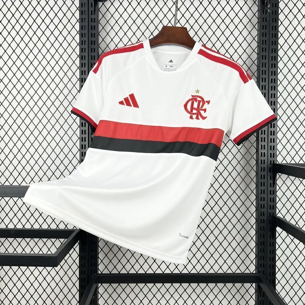 Camisa Adidas Flamengo 2026/27 Branca Visitante Torcedor