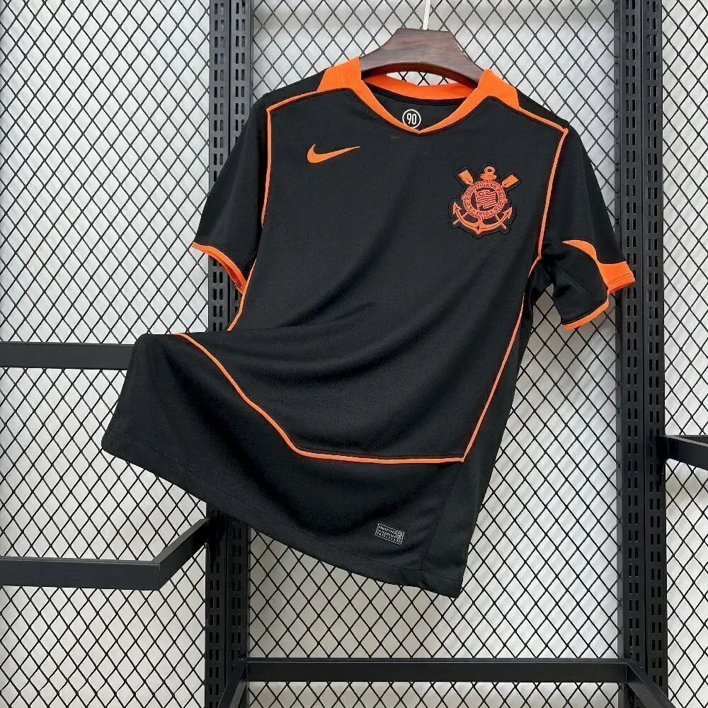 Camisa Corinthians Nike Total 90 III 2025/26 Torcedor Pro Masculina - Preto+Laranja — imagem 1