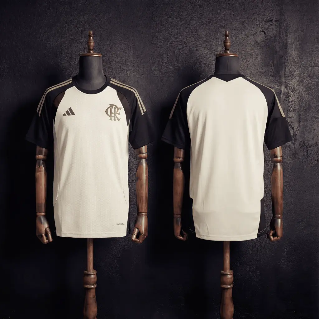 Camisa Flamengo 26/27 Treino Bege - versão Torcedor — imagem 1