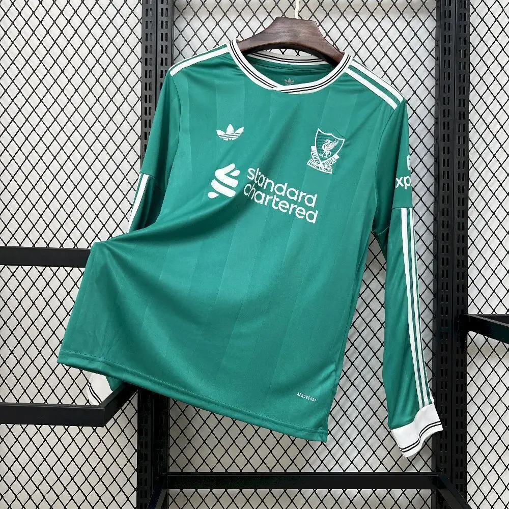 Camisa Liverpool Manga Longa 25/26 - Verde — imagem 1