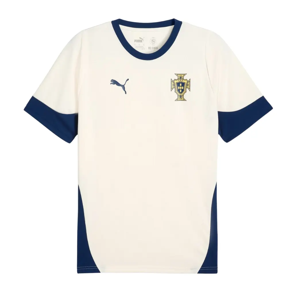 Camisa Portugal Treino Azul 25/26 - Puma Versão Torcedor Masculina