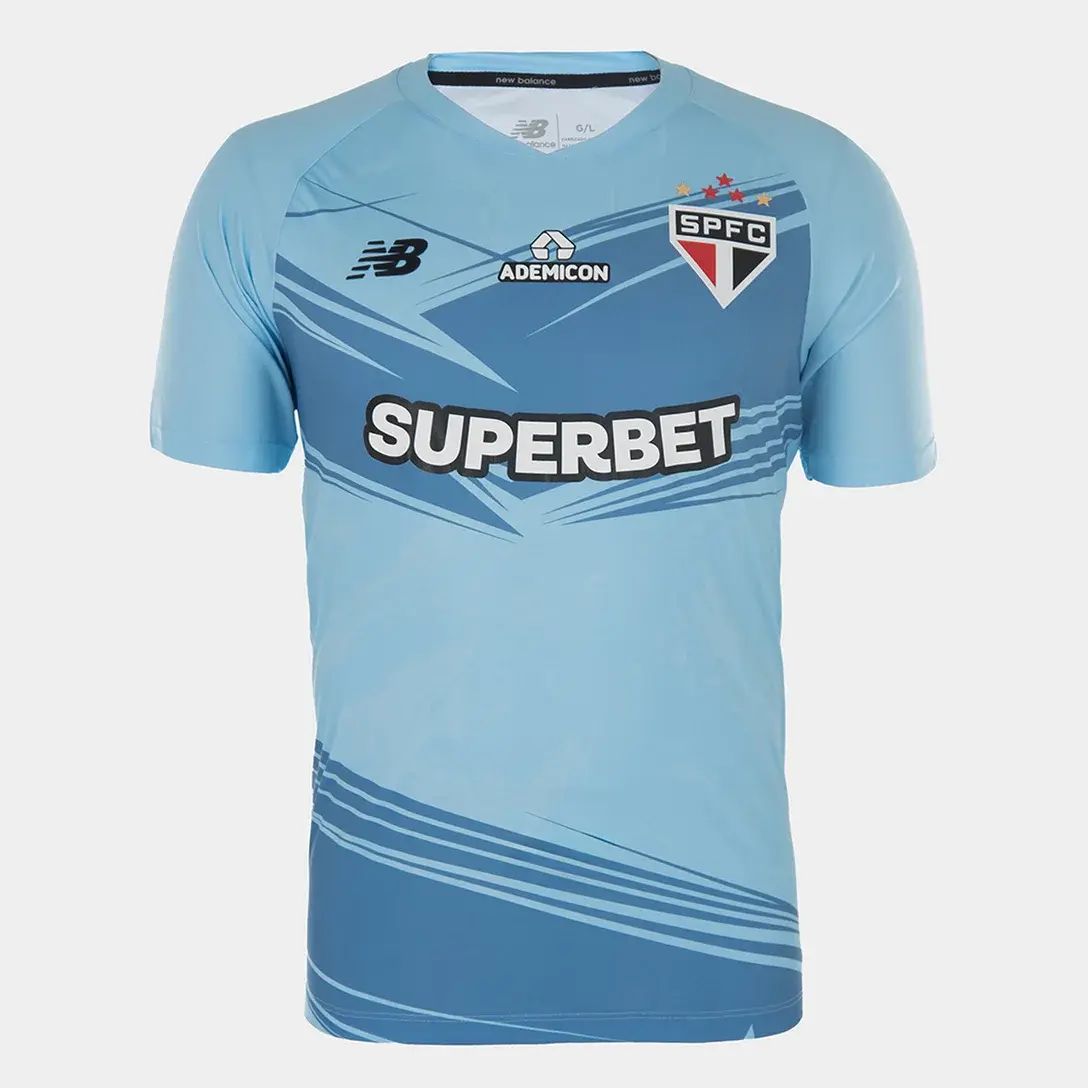 Camisa São Paulo Goleiro 25/26 Clara - NB Torcedor Masculina Lançamento — imagem 1