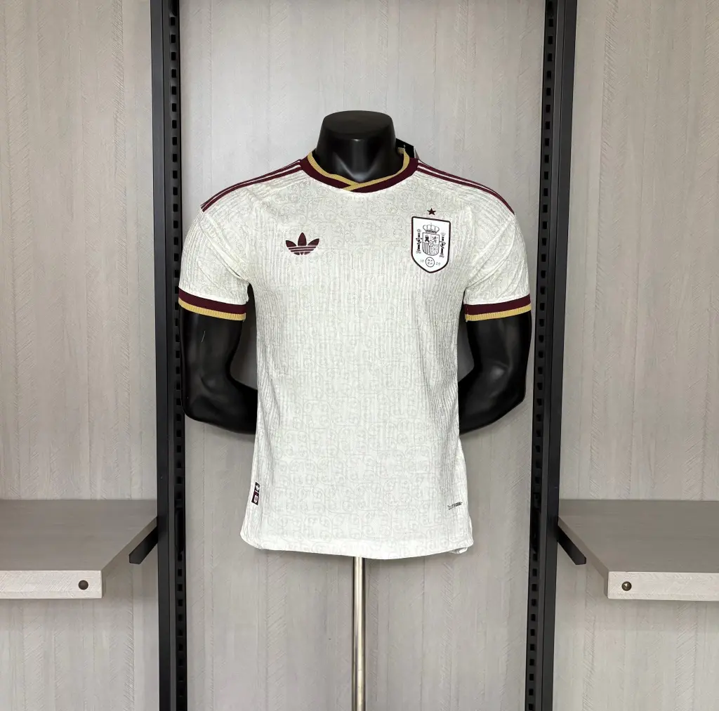 Camisa Seleção Espanha Away 2026 s/nº Jogador Adidas Originals Masculina - Branco