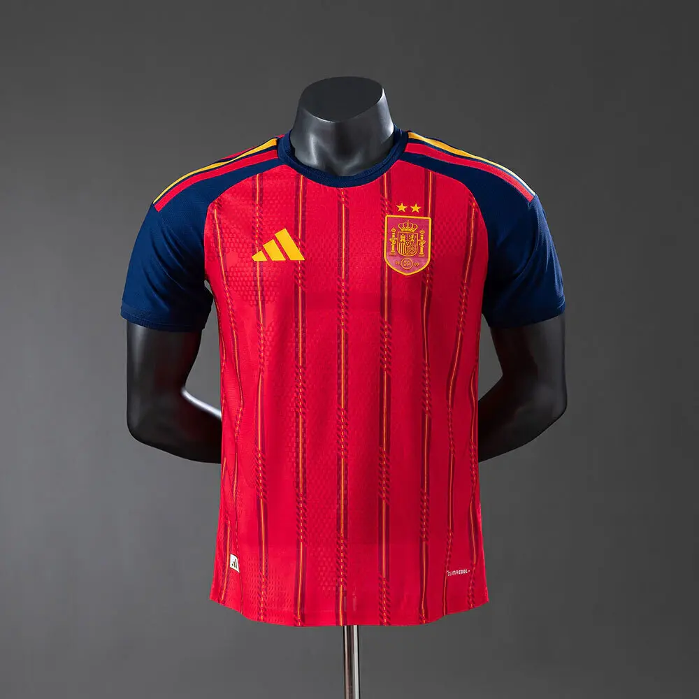 Camisa Seleção Espanha Copa 2026 Home - Masculina - Modelo Player - Vermelha