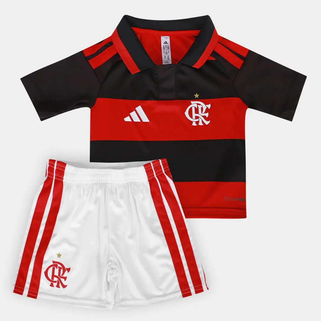 Conjunto Infantil Adidas Flamengo 2026/27 Home — imagem 1