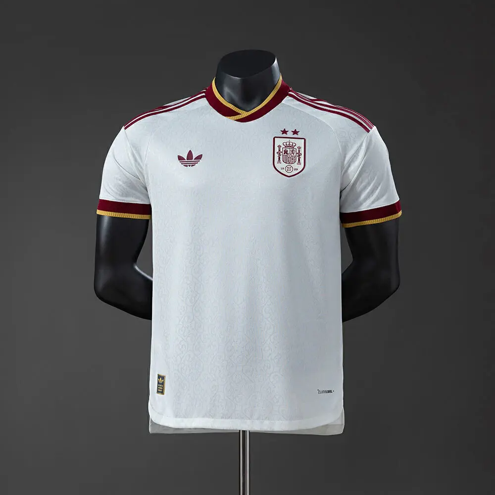 Camisa Seleção Espanha II 2 Estrelas Jogador - Copa do Mundo 2026