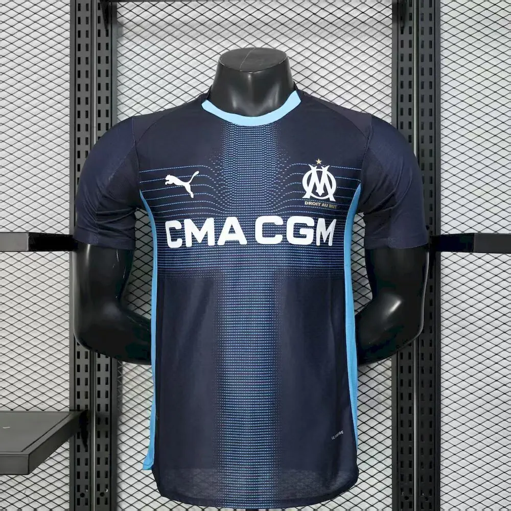 Camisa Olympique de marseille Away 25/26 - Jogador Masculina - Azul