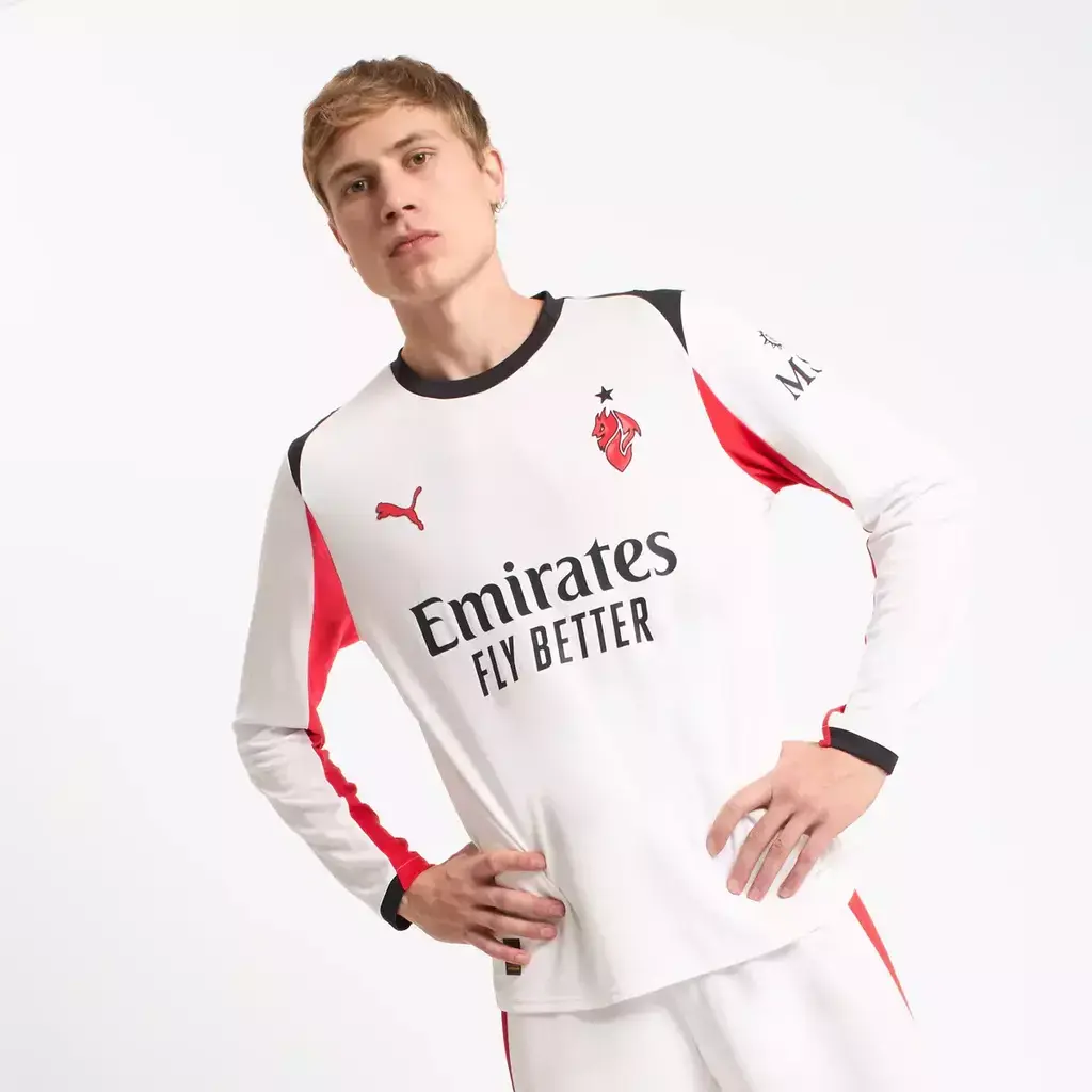 Camisa Ac Milan Manga Longa 25/26 - Vermelho