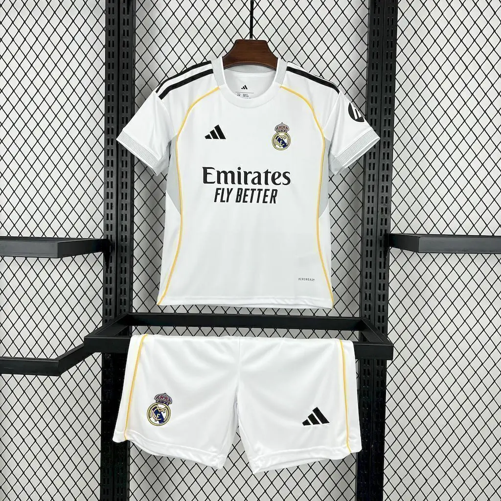 Kit Infantil Real Madrid Home 25/26 — imagem 1