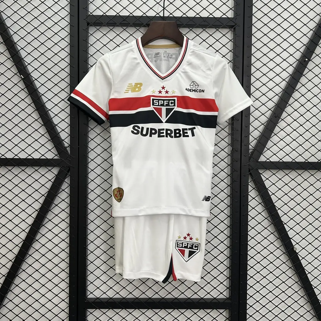 Kit Infantil São Paulo Home 25/26 — imagem 1